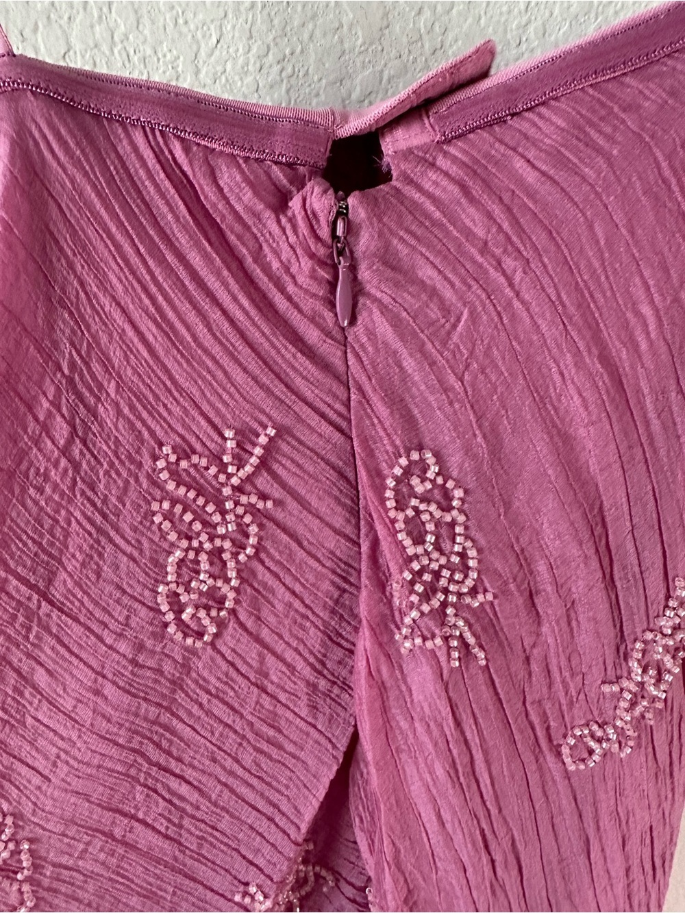 STAUD Cassie beaded organza maxi dress in Flirt pink SZ US 8 NWT - Picture 5 of 8